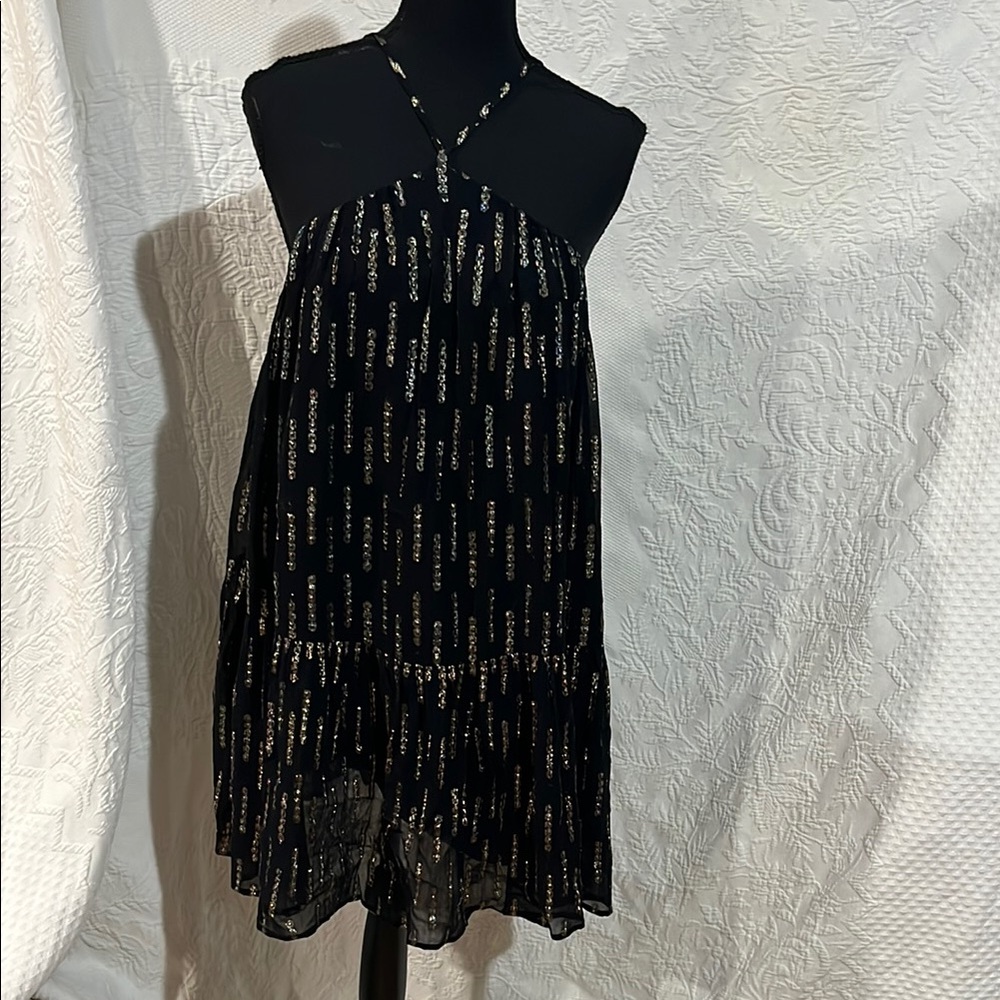 Corey Lynn Calter Vanna Dress Chandelier Stripe, NWT,‎ size extra small